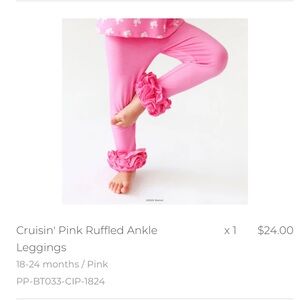 Posh Peanut Ruffle Cha Cha Leggings